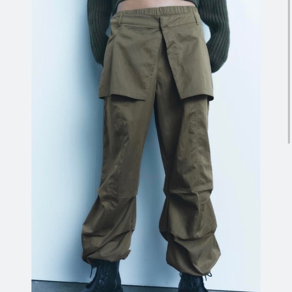 CARGO SKIRT LAYERED BOTTOMS - Picture 7 of 13